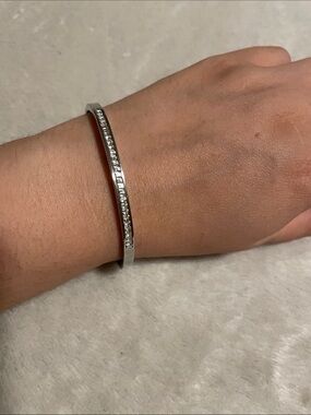 Rhinestone Bangle Fashion Bracelet